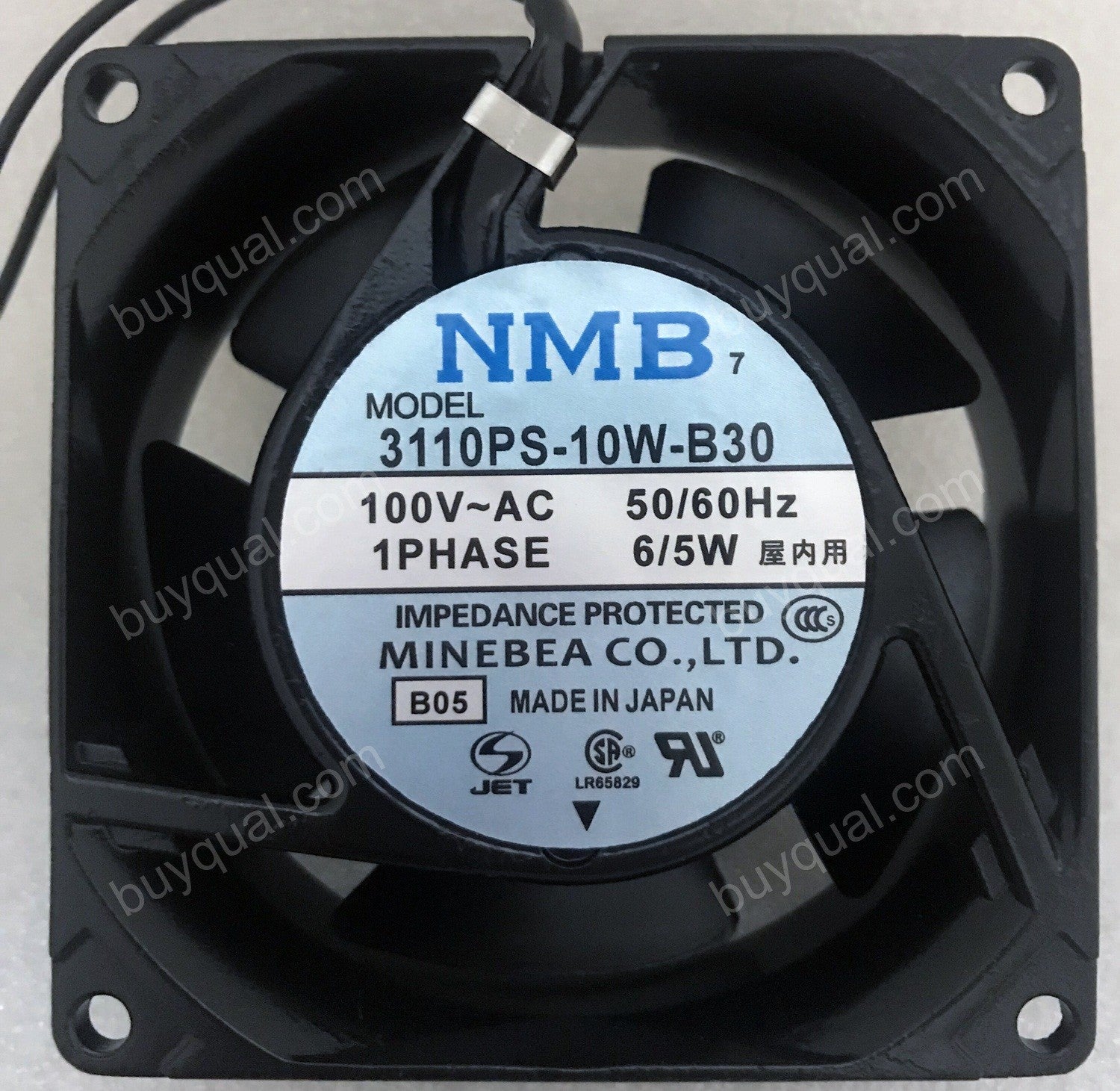 NMB 3110PS-10W-B30 100V 6/5W 2wires Cooling Fan NMB 3110PS-10W-B30 100V 6/5W 2wires Cooling Fan